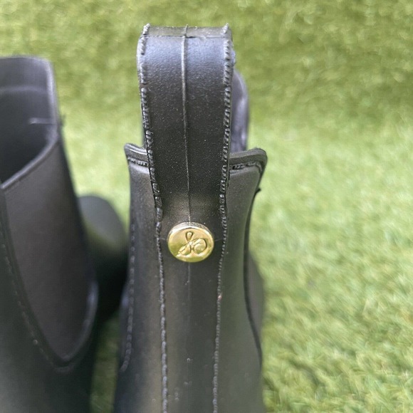 Sam Edelman Tinsley Rain Boots Womens Size 7 Black - Picture 8 of 16
